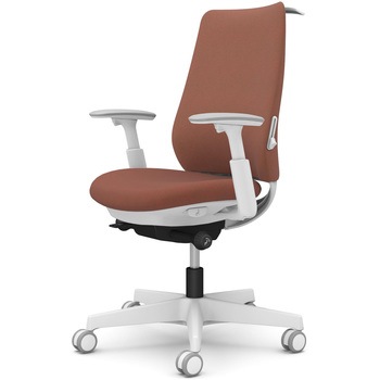 ポータムシリーズ/可動肘/背クッション/スタンダードタイプ/ホワイトボディ/ハンガー有/ランバー有/ウレタンキャスター オカムラ(岡村製作所)