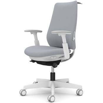 ポータムシリーズ/可動肘/背クッション/スタンダードタイプ/ホワイトボディ/ハンガー有/ランバー有/ウレタンキャスター オカムラ(岡村製作所)