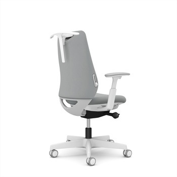 ポータムシリーズ/可動肘/背クッション/スタンダードタイプ/ホワイトボディ/ハンガー有/ランバー有/ウレタンキャスター オカムラ(岡村製作所)