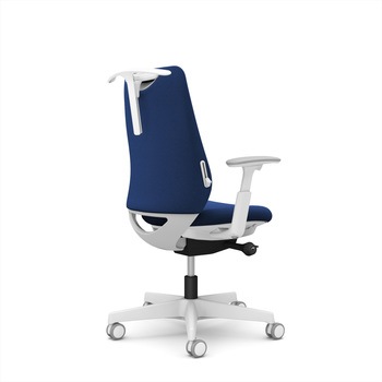 ポータムシリーズ/可動肘/背クッション/スタンダードタイプ/ホワイトボディ/ハンガー有/ランバー有/ウレタンキャスター オカムラ(岡村製作所)