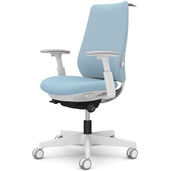 ポータムシリーズ/可動肘/背クッション/スタンダードタイプ/ホワイトボディ/ハンガー有/ランバー有/ウレタンキャスター オカムラ(岡村製作所)