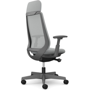 ポータムシリーズ/可動肘/背メッシュ/EXスタンダードタイプ/ダークグレーボディ/ハンガー無/ランバー無/ナイロンキャスター オカムラ(岡村製作所)