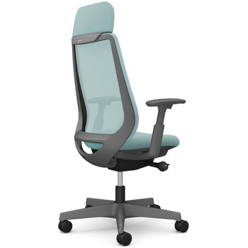 ポータムシリーズ/可動肘/背メッシュ/EXスタンダードタイプ/ダークグレーボディ/ハンガー無/ランバー無/ナイロンキャスター オカムラ(岡村製作所)