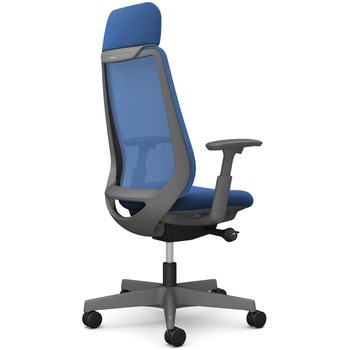 ポータムシリーズ/可動肘/背メッシュ/EXスタンダードタイプ/ダークグレーボディ/ハンガー無/ランバー無/ナイロンキャスター オカムラ(岡村製作所)