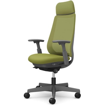 ポータムシリーズ/可動肘/背メッシュ/EXスタンダードタイプ/ダークグレーボディ/ハンガー無/ランバー無/ナイロンキャスター オカムラ(岡村製作所)