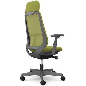 ポータムシリーズ/可動肘/背メッシュ/EXスタンダードタイプ/ダークグレーボディ/ハンガー無/ランバー無/ナイロンキャスター オカムラ(岡村製作所)