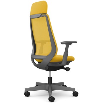 ポータムシリーズ/可動肘/背メッシュ/EXスタンダードタイプ/ダークグレーボディ/ハンガー無/ランバー無/ナイロンキャスター オカムラ(岡村製作所)