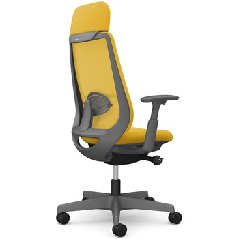 ポータムシリーズ/可動肘/背メッシュ/EXスタンダードタイプ/ダークグレーボディ/ハンガー無/ランバー有/ナイロンキャスター オカムラ(岡村製作所)