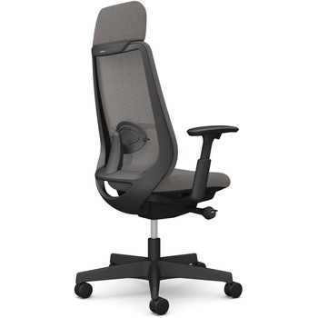 ポータムシリーズ/可動肘/背メッシュ/EXスタンダードタイプ/ブラックボディ/ハンガー無/ランバー有/ナイロンキャスター オカムラ(岡村製作所)