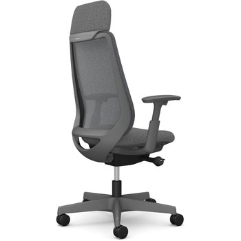 ポータムシリーズ/可動肘/背メッシュ/EXスタンダードタイプ/ダークグレーボディ/ハンガー無/ランバー無/ウレタンキャスター オカムラ(岡村製作所)