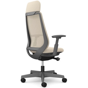 ポータムシリーズ/可動肘/背メッシュ/EXスタンダードタイプ/ダークグレーボディ/ハンガー無/ランバー無/ウレタンキャスター オカムラ(岡村製作所)