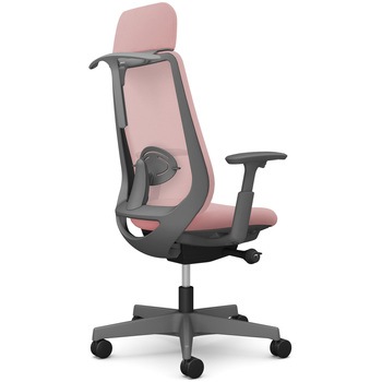 ポータムシリーズ/可動肘/背メッシュ/EXスタンダードタイプ/ダークグレーボディ/ハンガー有/ランバー有/ナイロンキャスター オカムラ(岡村製作所)