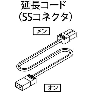 光る棚用AC100V延長コード ハヤノ産業