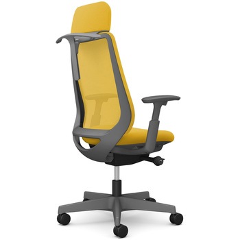 ポータムシリーズ/可動肘/背メッシュ/EXスタンダードタイプ/ダークグレーボディ/ハンガー有/ランバー無/ウレタンキャスター オカムラ(岡村製作所)