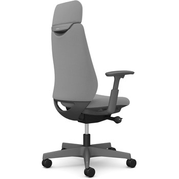 ポータムシリーズ/可動肘/背クッション/EXスタンダードタイプ/ダークグレー/ハンガー無/ランバー無/ウレタンキャスター オカムラ(岡村製作所)