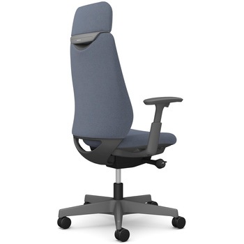 ポータムシリーズ/可動肘/背クッション/EXスタンダードタイプ/ダークグレー/ハンガー無/ランバー無/ウレタンキャスター オカムラ(岡村製作所)