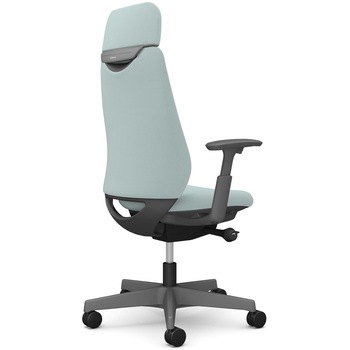 ポータムシリーズ/可動肘/背クッション/EXスタンダードタイプ/ダークグレー/ハンガー無/ランバー無/ウレタンキャスター オカムラ(岡村製作所)