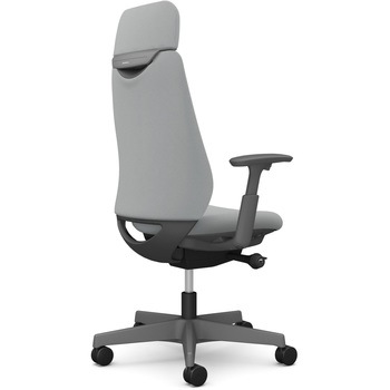 ポータムシリーズ/可動肘/背クッション/EXスタンダードタイプ/ダークグレー/ハンガー無/ランバー無/ウレタンキャスター オカムラ(岡村製作所)