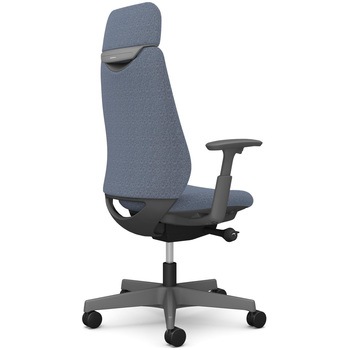 ポータムシリーズ/可動肘/背クッション/EXスタンダードタイプ/ダークグレー/ハンガー無/ランバー無/ウレタンキャスター オカムラ(岡村製作所)