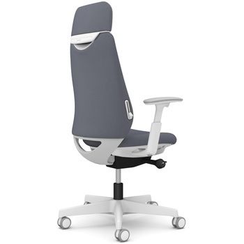 ポータムシリーズ/可動肘/背クッション/EXスタンダードタイプ/ホワイトボディ/ハンガー無/ランバー有/ウレタンキャスター オカムラ(岡村製作所)