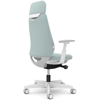 ポータムシリーズ/可動肘/背クッション/EXスタンダードタイプ/ホワイトボディ/ハンガー無/ランバー有/ウレタンキャスター オカムラ(岡村製作所)