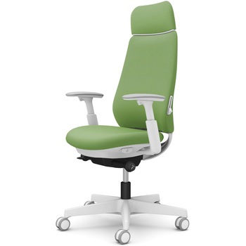 ポータムシリーズ/可動肘/背クッション/EXスタンダードタイプ/ホワイトボディ/ハンガー無/ランバー有/ウレタンキャスター オカムラ(岡村製作所)