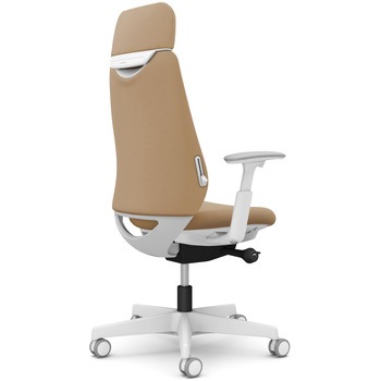 ポータムシリーズ/可動肘/背クッション/EXスタンダードタイプ/ホワイトボディ/ハンガー無/ランバー有/ウレタンキャスター オカムラ(岡村製作所)