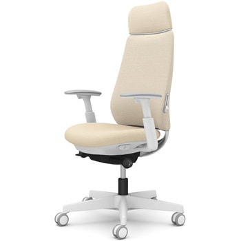 ポータムシリーズ/可動肘/背クッション/EXスタンダードタイプ/ホワイトボディ/ハンガー無/ランバー有/ウレタンキャスター オカムラ(岡村製作所)