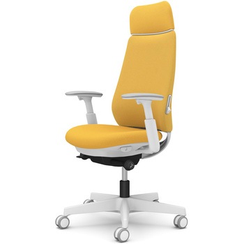 ポータムシリーズ/可動肘/背クッション/EXスタンダードタイプ/ホワイトボディ/ハンガー無/ランバー有/ウレタンキャスター オカムラ(岡村製作所)