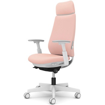 ポータムシリーズ/可動肘/背クッション/EXスタンダードタイプ/ホワイトボディ/ハンガー無/ランバー有/ウレタンキャスター オカムラ(岡村製作所)