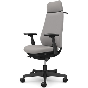 ポータムシリーズ/可動肘/背クッション/EXスタンダードタイプ/ブラックボディ/ハンガー有/ランバー無/ナイロンキャスター オカムラ(岡村製作所)