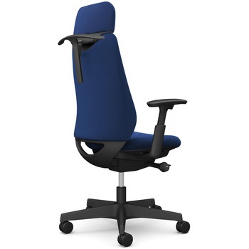 ポータムシリーズ/可動肘/背クッション/EXスタンダードタイプ/ブラックボディ/ハンガー有/ランバー無/ナイロンキャスター オカムラ(岡村製作所)