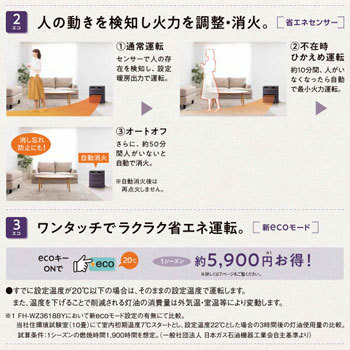 石油ファンヒーター WZシリーズ