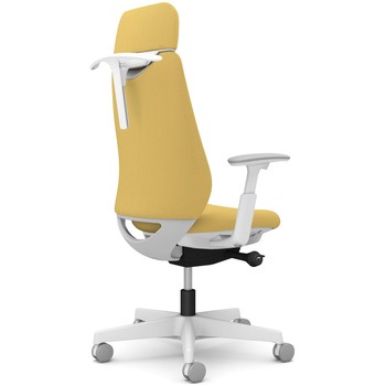 ポータムシリーズ/可動肘/背クッション/EXスタンダードタイプ/ホワイトボディ/ハンガー有/ランバー無/ナイロンキャスター オカムラ(岡村製作所)