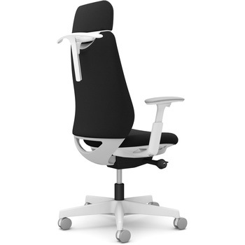 ポータムシリーズ/可動肘/背クッション/EXスタンダードタイプ/ホワイトボディ/ハンガー有/ランバー無/ナイロンキャスター オカムラ(岡村製作所)