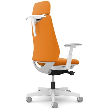 ポータムシリーズ/可動肘/背クッション/EXスタンダードタイプ/ホワイトボディ/ハンガー有/ランバー無/ナイロンキャスター オカムラ(岡村製作所)