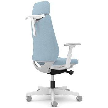 ポータムシリーズ/可動肘/背クッション/EXスタンダードタイプ/ホワイトボディ/ハンガー有/ランバー無/ナイロンキャスター オカムラ(岡村製作所)