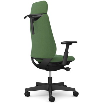 ポータムシリーズ/可動肘/背クッション/EXスタンダードタイプ/ブラックボディ/ハンガー有/ランバー無/ウレタンキャスター オカムラ(岡村製作所)