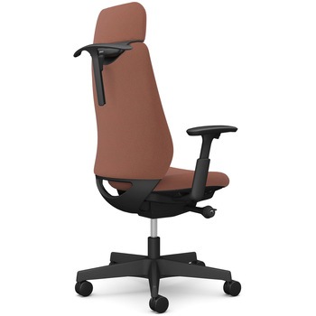 ポータムシリーズ/可動肘/背クッション/EXスタンダードタイプ/ブラックボディ/ハンガー有/ランバー無/ウレタンキャスター オカムラ(岡村製作所)