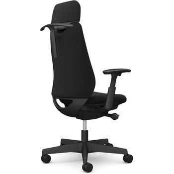 ポータムシリーズ/可動肘/背クッション/EXスタンダードタイプ/ブラックボディ/ハンガー有/ランバー無/ウレタンキャスター オカムラ(岡村製作所)