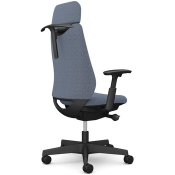 ポータムシリーズ/可動肘/背クッション/EXスタンダードタイプ/ブラックボディ/ハンガー有/ランバー無/ウレタンキャスター オカムラ(岡村製作所)