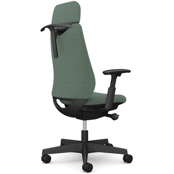 ポータムシリーズ/可動肘/背クッション/EXスタンダードタイプ/ブラックボディ/ハンガー有/ランバー無/ウレタンキャスター オカムラ(岡村製作所)