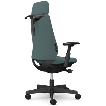 ポータムシリーズ/可動肘/背クッション/EXスタンダードタイプ/ブラックボディ/ハンガー有/ランバー有/ウレタンキャスター オカムラ(岡村製作所)