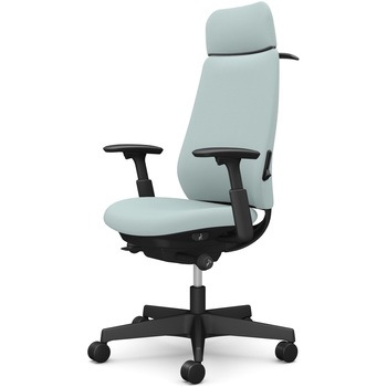 ポータムシリーズ/可動肘/背クッション/EXスタンダードタイプ/ブラックボディ/ハンガー有/ランバー有/ウレタンキャスター オカムラ(岡村製作所)