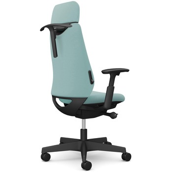 ポータムシリーズ/可動肘/背クッション/EXスタンダードタイプ/ブラックボディ/ハンガー有/ランバー有/ウレタンキャスター オカムラ(岡村製作所)