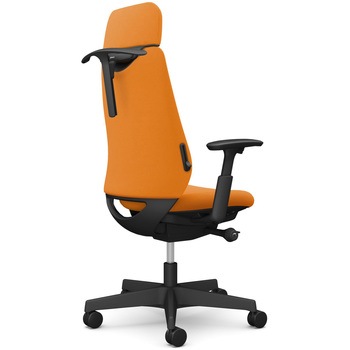 ポータムシリーズ/可動肘/背クッション/EXスタンダードタイプ/ブラックボディ/ハンガー有/ランバー有/ウレタンキャスター オカムラ(岡村製作所)