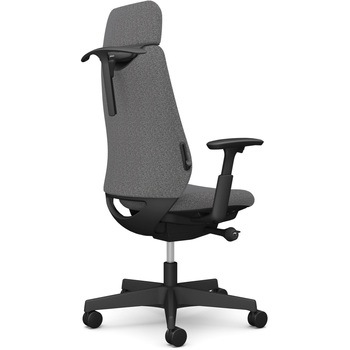 ポータムシリーズ/可動肘/背クッション/EXスタンダードタイプ/ブラックボディ/ハンガー有/ランバー有/ウレタンキャスター オカムラ(岡村製作所)