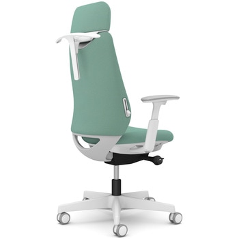 ポータムシリーズ/可動肘/背クッション/EXスタンダードタイプ/ホワイトボディ/ハンガー有/ランバー有/ウレタンキャスター オカムラ(岡村製作所)