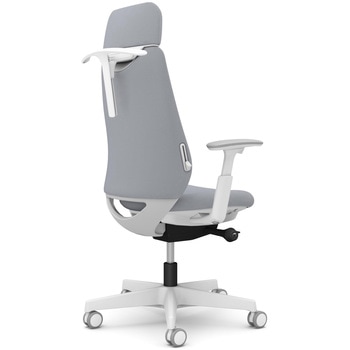 ポータムシリーズ/可動肘/背クッション/EXスタンダードタイプ/ホワイトボディ/ハンガー有/ランバー有/ウレタンキャスター オカムラ(岡村製作所)