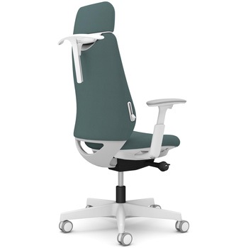 ポータムシリーズ/可動肘/背クッション/EXスタンダードタイプ/ホワイトボディ/ハンガー有/ランバー有/ウレタンキャスター オカムラ(岡村製作所)